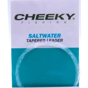 Cheeky Saltwater 9 ft Tapered Leader 3pc Pack Fliegenfischervorfach- 0,305 mm - 10 lbs