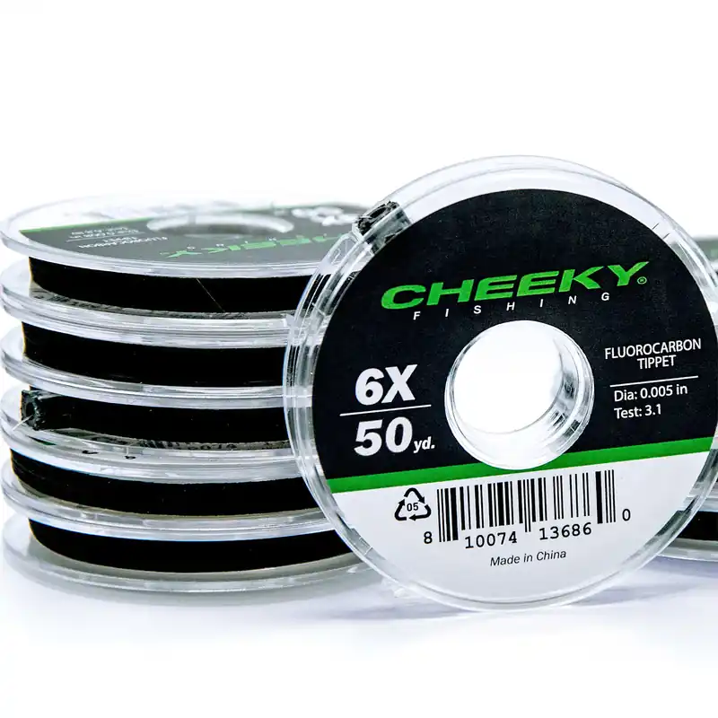 Cheeky Fluorocarbon Tippet 50yds Spool Vorfachmaterial- 0,127 mm - 6X