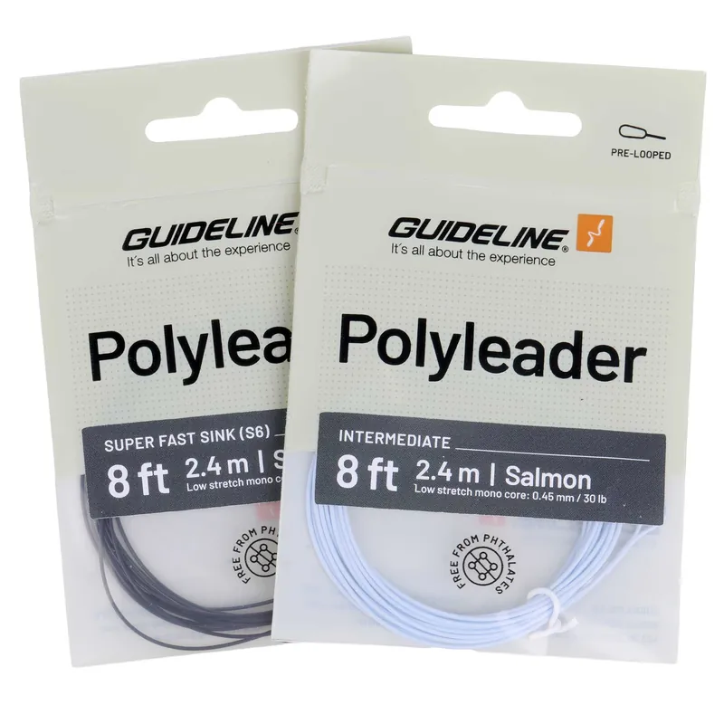 Guideline Polyleader Salmon 8 ft- Intermediate