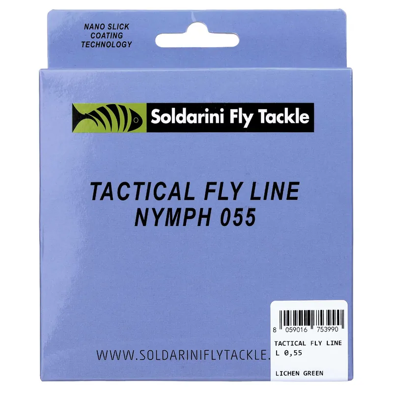 Soldarin Tactical Euronymph Fly Line Presentation lichen green-