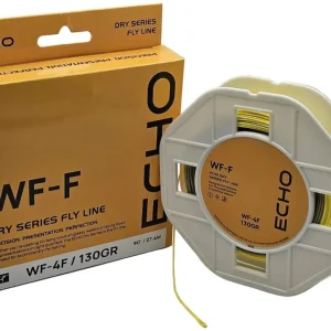 Echo Dry Fly Line Fliegenschnur olive pale yellow- # 3
