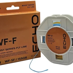 Echo Boost Fly Line Fliegenschnur golden yellow pale blue- # 5