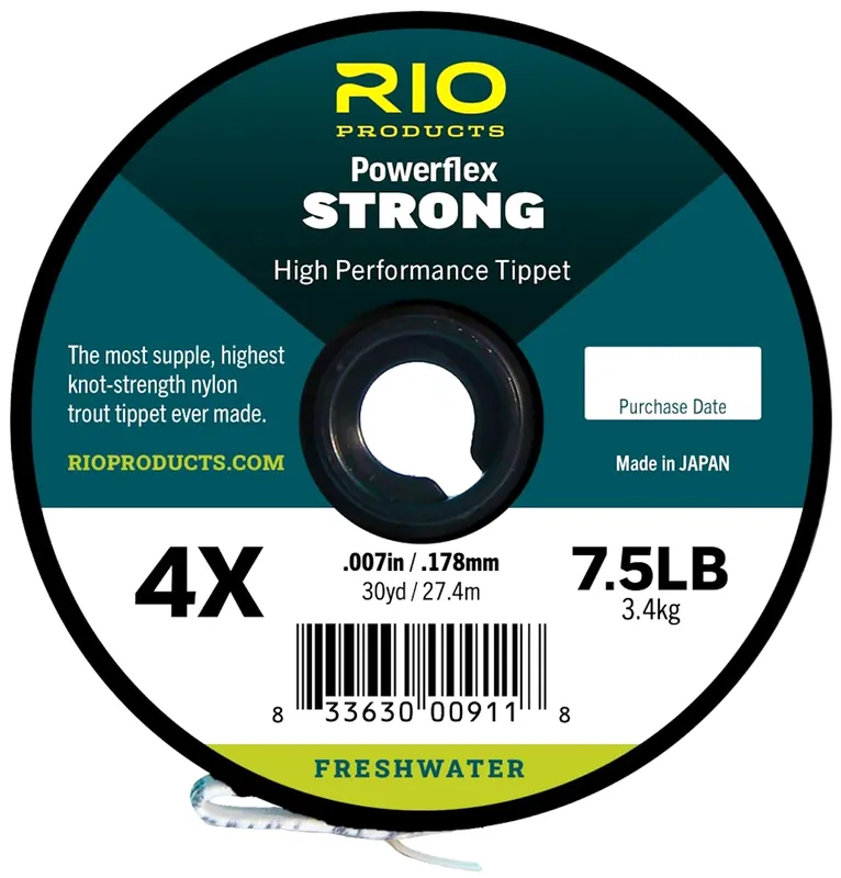 Rio Powerflex Strong Tippet 30 yds Spool Vorfachmaterial- 0 X