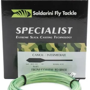 Soldarini Specialist Clear Camou Seatrout Intermediate Fliegenschnur- # 7