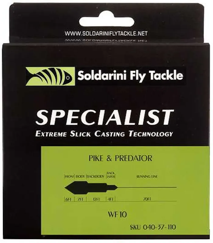 Soldarini Specialist Pike & Predator #10 Fliegenschnur- floating