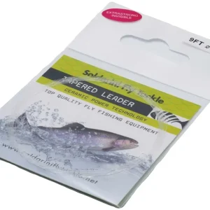 Soldarini Tapered Leader 9 ft Vorfach clear-                                                                                                                                                                                                                        0,12 mm