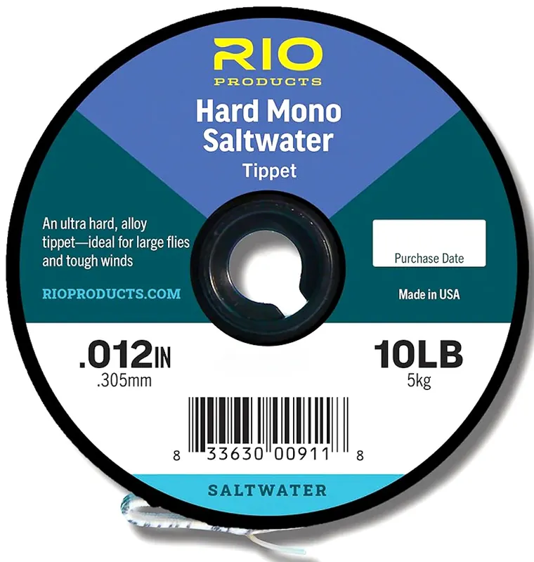 Rio Hard Mono Saltwater Tippet 110 yds Guide Spool Vorfachmaterial- 12 lbs - 0,381 mm