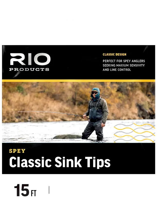 Rio Classic Spey Sink Tip 15ft Sink 5 Black- # 5/6