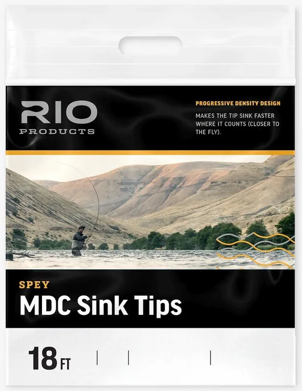 Rio MDC Spey Tip 18 ft Intermediate Sink 3 Sink 5 Wechselspitze gray black- # 7/8