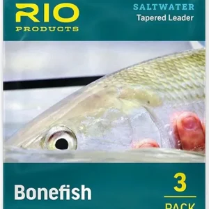 Rio Bonefish Tapered Leader 3 pc Pack Vorfach-                                                                                                                                                                                                                        8 lbs - 0,279 mm