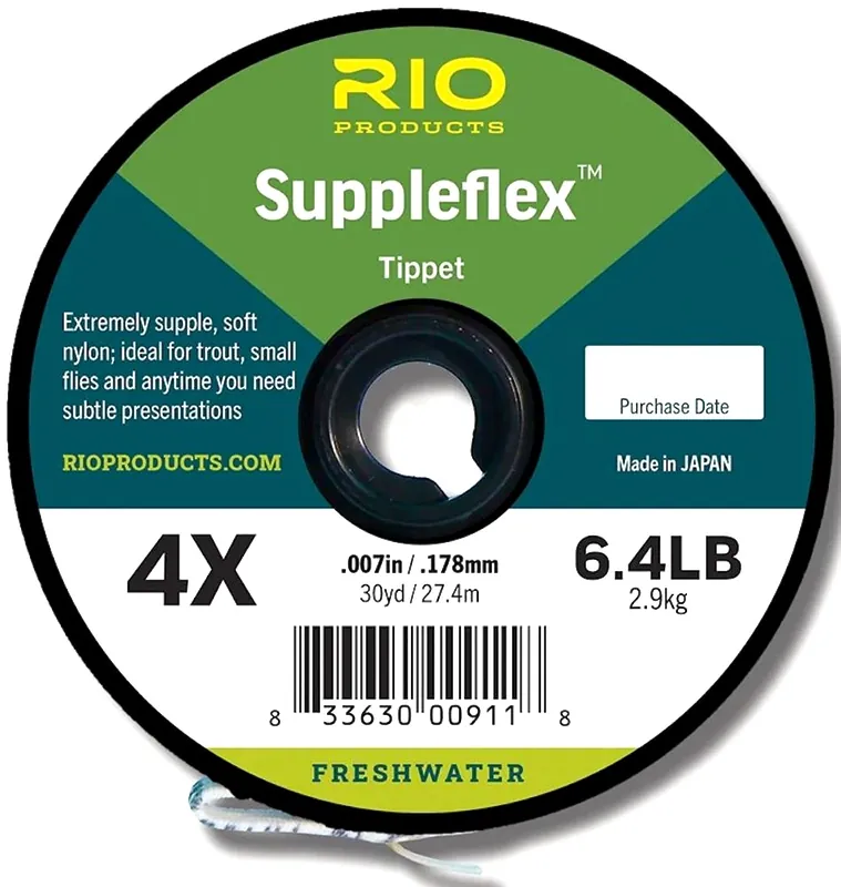 Rio Suppleflex Tippet 30 yds Spool Vorfachmaterial- 4 X - 0,178 mm