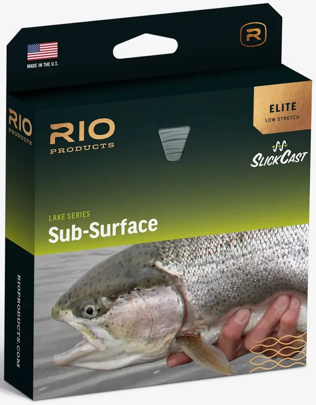 Rio Elite CamoLux Sub Surface Slow Intermediate Seatrout & Trout Fliegenschnur- # 7