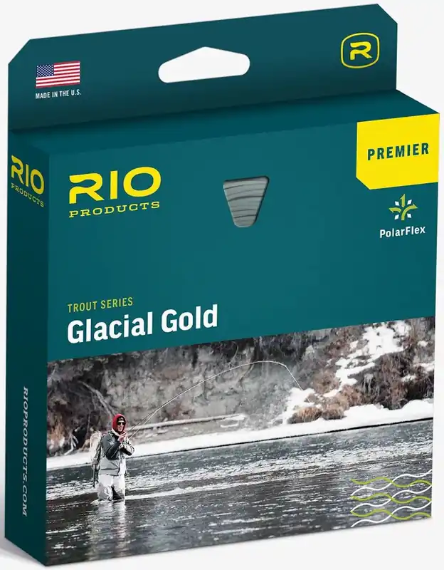Rio Premier Glacial Gold Floating Winter Trout Fliegenschnur- # 5