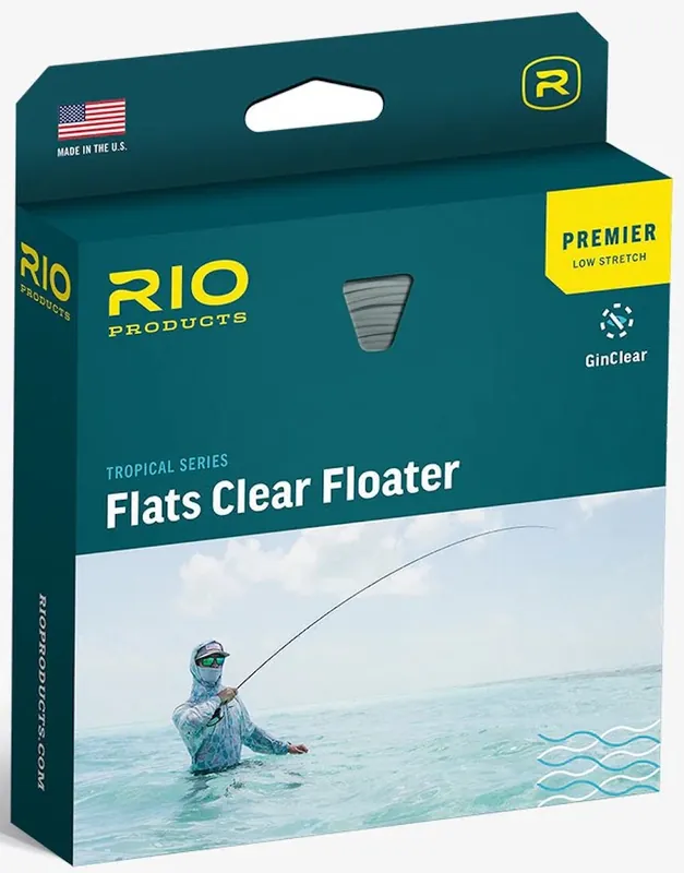 Rio Premier Flats Clear Floater - Blue Sand Clear Tip- # 7
