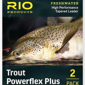 Rio Powerflex Plus 7,5 ft Tapered Leader 2 pc Pack Vorfach- 0 X - 0,279 mm