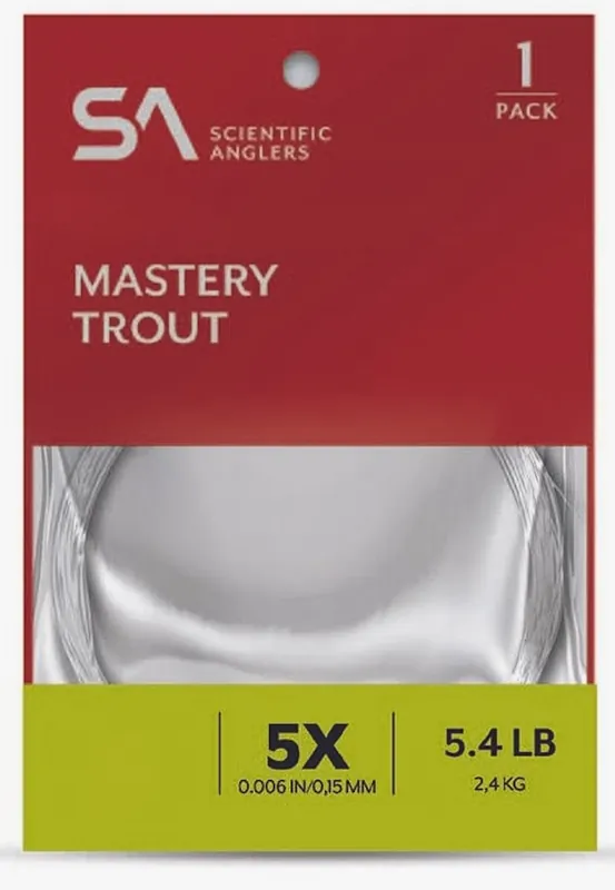 Scientific Anglers Mastery Trout Tapered Leader 7,5 ft Vorfach- 5 X - 0,15 mm