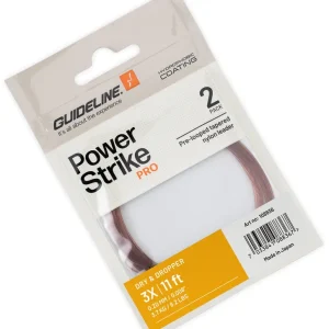 Guideline Dry & Dropper 11 ft Tapered Leader Vorfach- 3X
