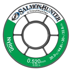 Trout Hunter Nylon Tippet Salmon/Saltwater 50m Spule-