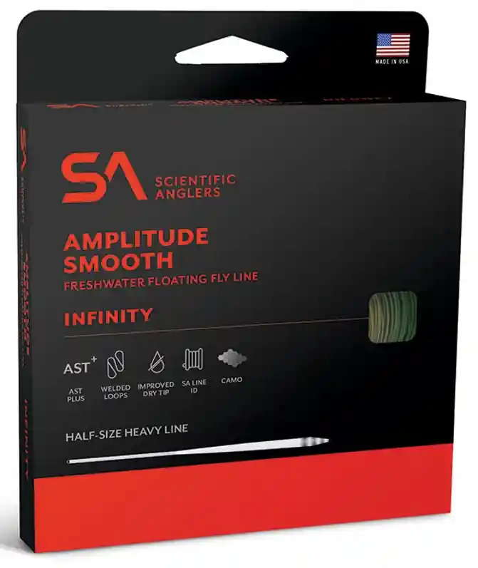 Scientific Anglers Amplitude Smooth Infinity Camo Fliegenschnur bamboo/buckskin/camo tip-