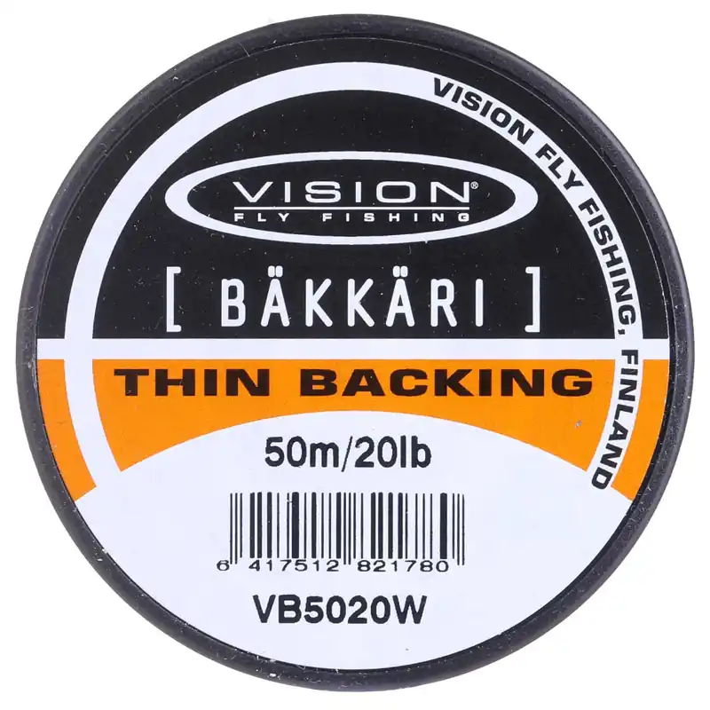 Vision Backing 20lb Backing White-                                                                                                                                                                                                                        50 m