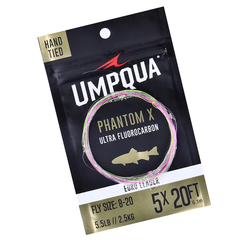 Umpqua Phantom X Euro Nymph Leader 20ft Vorfach- 4 X