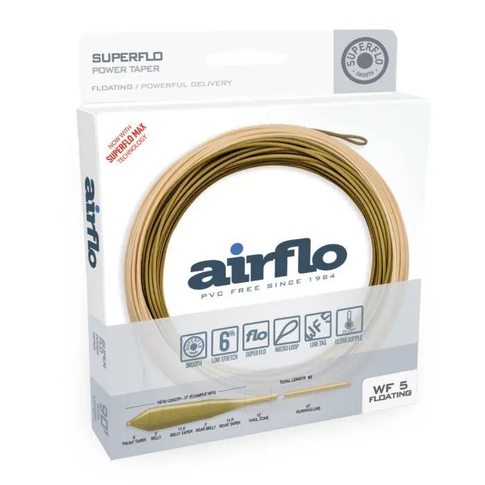 Airflo Superflo Power Taper olive tan- # 4