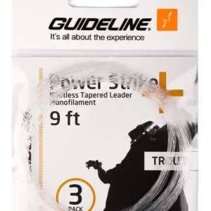 Guideline Power Strike Trout - Tapered Leader 9 und 12 ft 3er Pack-