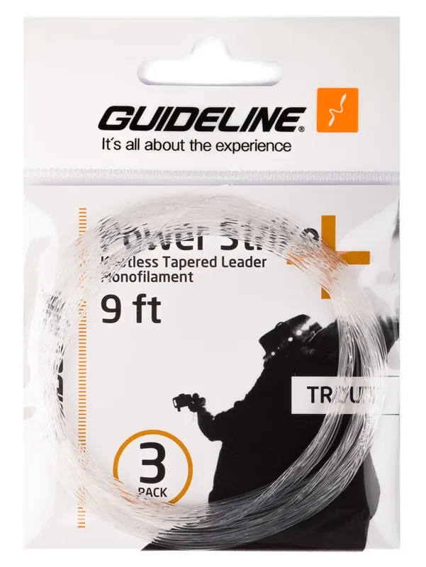 Guideline Power Strike Trout - Tapered Leader 9 und 12 ft 3er Pack-