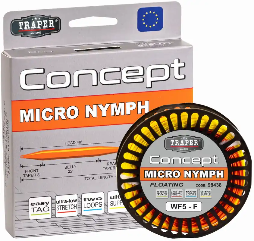 Traper Concept Micro Nymph WF Floating Fliegenschnur- # 3