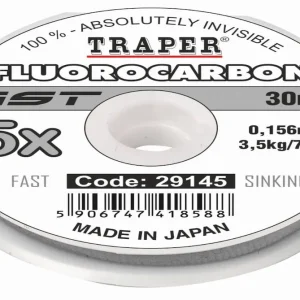 Traper GST Fluorocarbon 30 m Spule- 7X - 0,115 mm