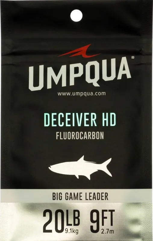 Umpqua Deceiver HD Big Game Fluorocarbon Leader Vorfach 9ft- 12lb