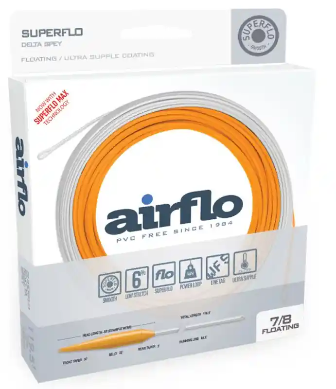 Airflo Delta Spey - Floating Spey Zweihand Fliegenschnur Sunrise/White- # 8/9
