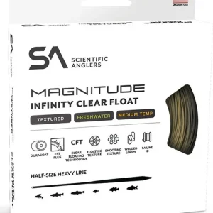 Scientific Anglers Magnitude Infinity Floating 10' Clear Tip WF Fliegenschnur Buckskin- # 3