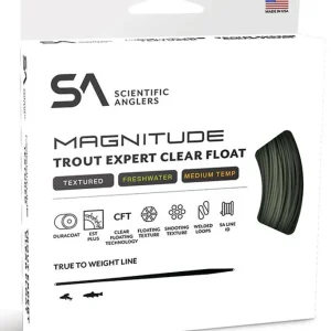 Scientific Anglers Magnitude Trout Expert Clear Tip WF Fliegenschnur Sage Green- # 5