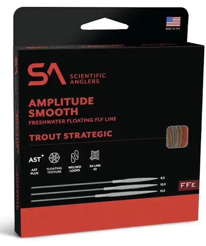 Scientific Anglers Amplitude Smooth Trout Strategic 10.5 WF Fliegenschnur Floating- # 7
