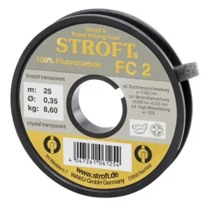 Stroft FC2 Fluorocarbon Vorfachmaterial 25 m/Spule-
