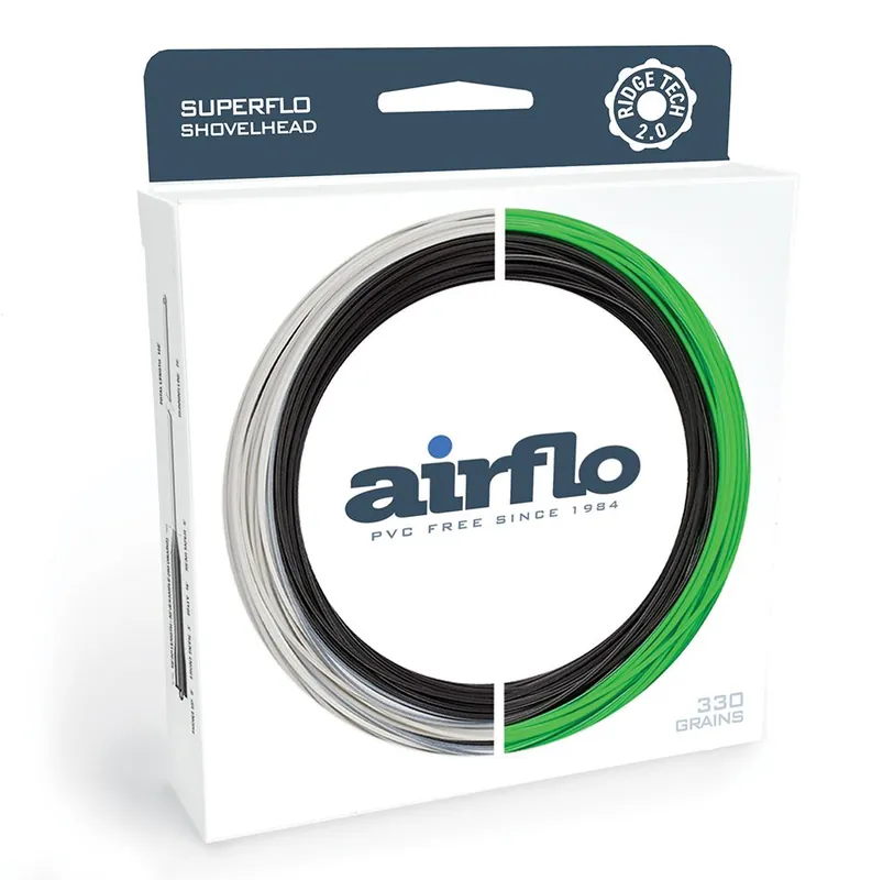 Airflo Ridge 2.0 Streamer Shovel Head - Floating Runningline with 30 ft Ultra Fast Sinking Head Stre- 280 grain