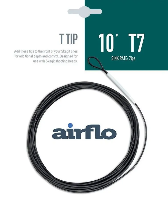 Airflo CCT Tungsten Standard Sink Tip 10 ft - Looped Both Ends- T7