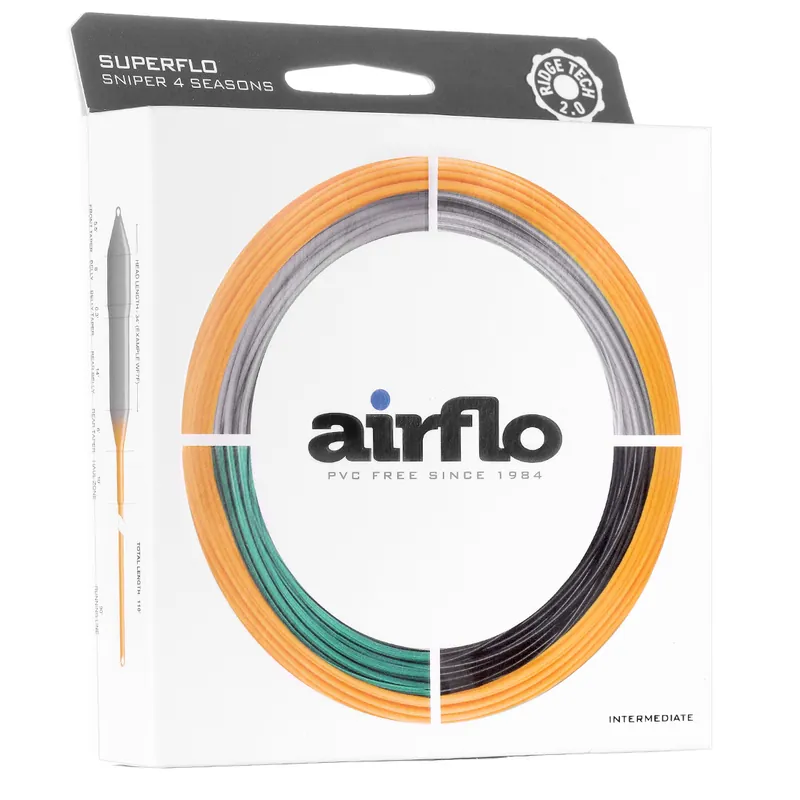Airflo Ridge 2.0 Sniper Predator 4 Season Floating Fast Intermediate Fliegenschnur- # 6