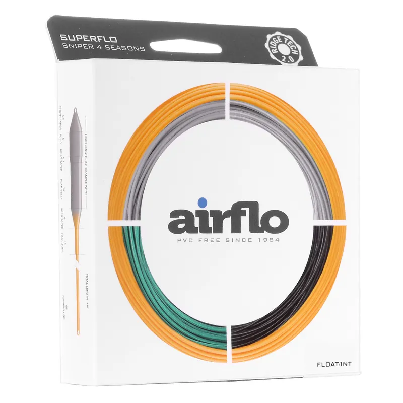 Airflo Ridge 2.0 Sniper Predator 4 Season Floating - 6ft Intermediate Sink Tip Fliegenschn- # 6