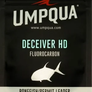 Umpqua Deceiver HD Bone-Permit 12ft Fluorocarbon Tapered Leader Vorfach- 8lb