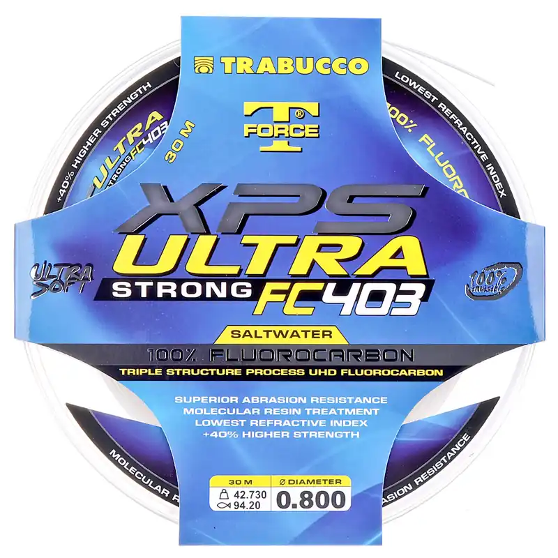 TrabuccoT-Force XPS ULTRA STRONG FC403 100% Fluorocarbon- 0,80mm - 94,14 lbs