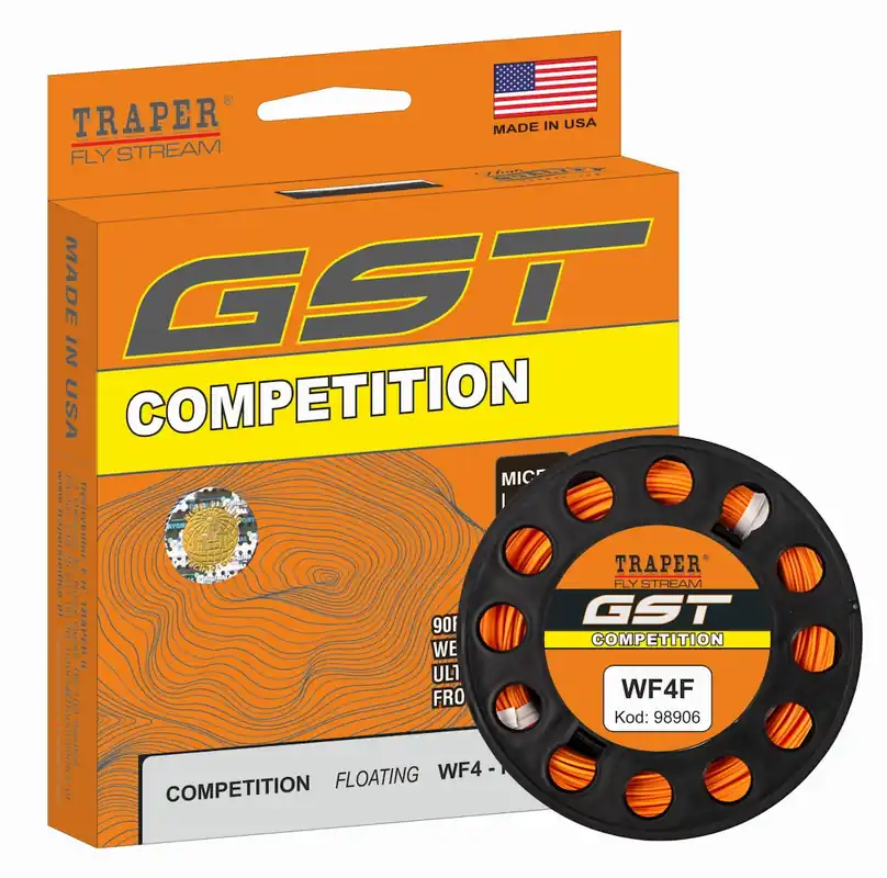 Traper GST Competition Flyline WF Floating Fliegenschnur orange- # 3