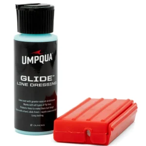 Umpqua Glide Line Dressing and Line Care Box Schnurpflegemittel mit Reinigungstool-