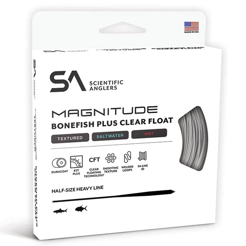 Scientific Anglers Magnitude Bonefish Plus Ivory/Clear Fliegenschnur- # 6
