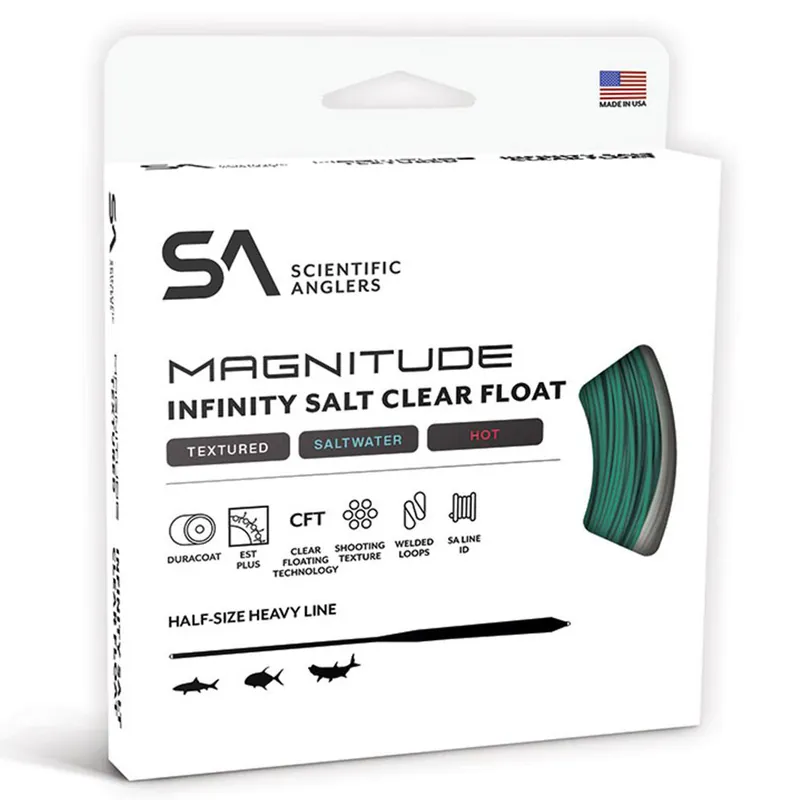 Scientific Anglers Magnitude Infinity Salt Full Clear Fliegenschnur- # 7
