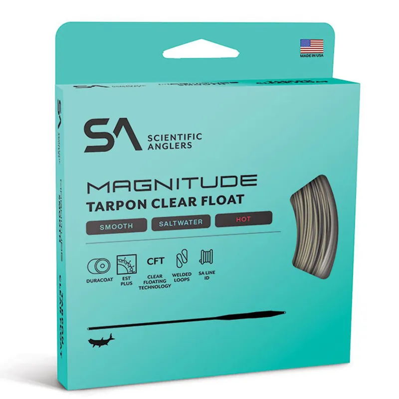 Scientific Anglers Magnitude Smooth Tarpon Sand/Clear Fliegenschnur- # 10