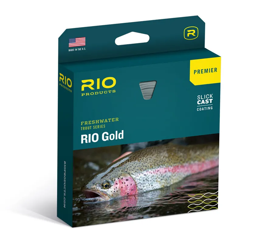 Rio Premier Gold Fliegenschnur orange-