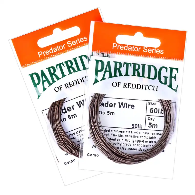 Partridge Bauer Pike Leader Wire Stahlvorfach-