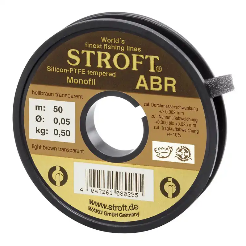 Stroft ABR Vorfachmaterial 50m/Spule- 0,12 mm